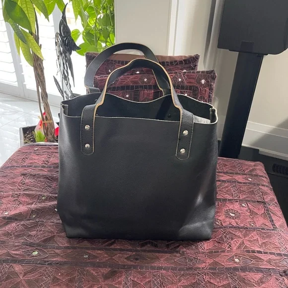 Leather Tote Bag - Picture 4 of 4